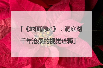 《地图洞庭》：洞庭湖千年沧桑的视觉诠释