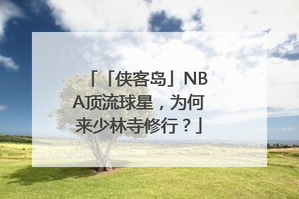 「侠客岛」NBA顶流球星，为何来少林寺修行？