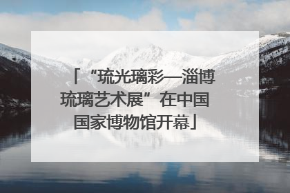 “琉光璃彩—淄博琉璃艺术展”在中国国家博物馆开幕