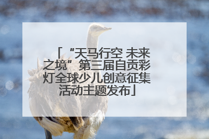 “天马行空 未来之境”第三届自贡彩灯全球少儿创意征集活动主题发布