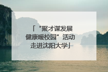 “聚才谋发展 健康暖校园”活动走进沈阳大学