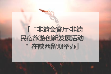 “非遗会客厅·非遗民宿旅游创新发展活动”在陕西留坝举办