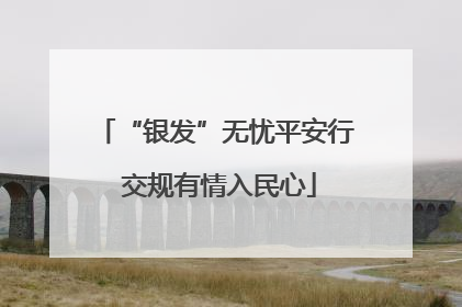 “银发”无忧平安行 交规有情入民心