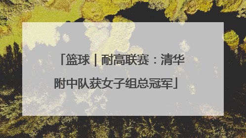 篮球｜耐高联赛：清华附中队获女子组总冠军