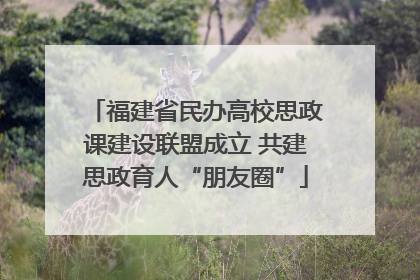 福建省民办高校思政课建设联盟成立 共建思政育人“朋友圈”