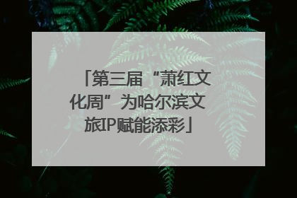 第三届“萧红文化周”为哈尔滨文旅IP赋能添彩