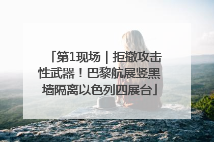 第1现场｜拒撤攻击性武器！巴黎航展竖黑墙隔离以色列四展台