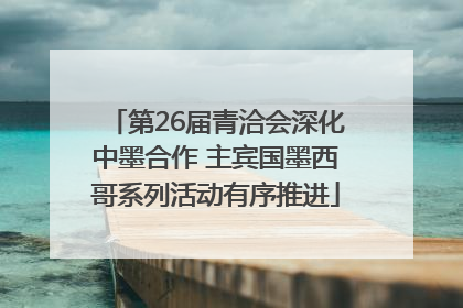 第26届青洽会深化中墨合作 主宾国墨西哥系列活动有序推进