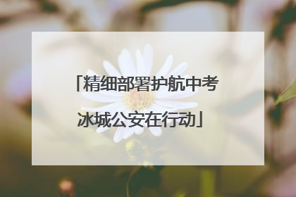 精细部署护航中考 冰城公安在行动
