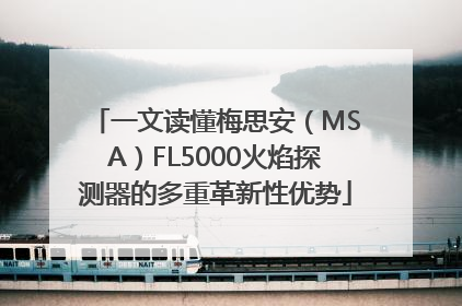 一文读懂梅思安（MSA）FL5000火焰探测器的多重革新性优势