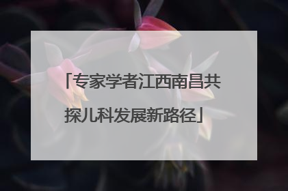 专家学者江西南昌共探儿科发展新路径