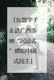东盟学子走进广西多地“沉浸式”感知中国式民主