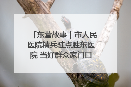 东营故事｜市人民医院精兵驻点胜东医院 当好群众家门口健康守护者