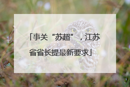 事关“苏超”，江苏省省长提最新要求