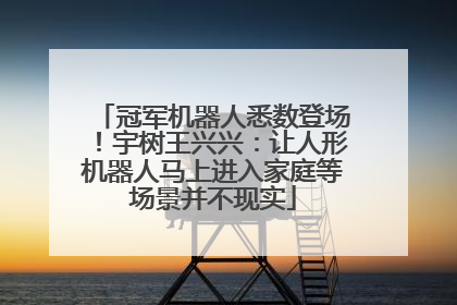 冠军机器人悉数登场！宇树王兴兴：让人形机器人马上进入家庭等场景并不现实