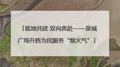 医地共建 双向奔赴——泉城广场升腾为民服务“烟火气”