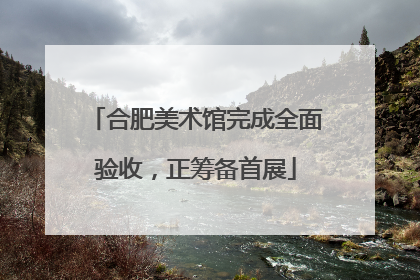 合肥美术馆完成全面验收，正筹备首展