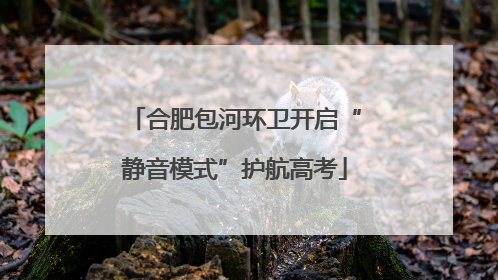 合肥包河环卫开启“静音模式”护航高考