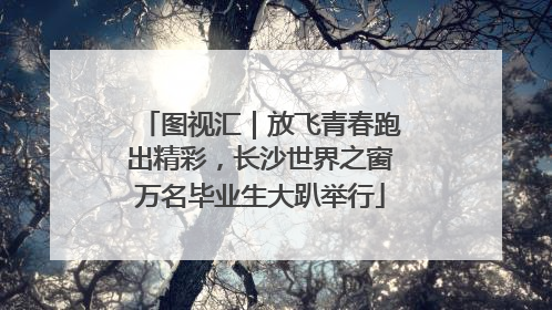 图视汇｜放飞青春跑出精彩，长沙世界之窗万名毕业生大趴举行