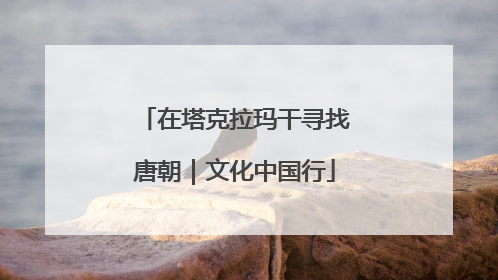 在塔克拉玛干寻找唐朝｜文化中国行