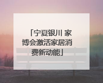 宁夏银川 家博会激活家居消费新动能