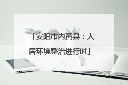 安阳市内黄县：人居环境整治进行时