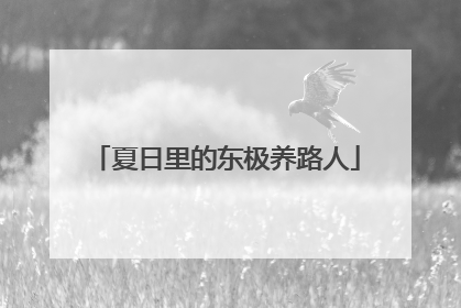 夏日里的东极养路人