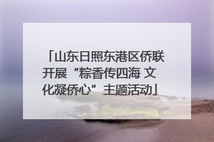 山东日照东港区侨联开展“粽香传四海 文化凝侨心”主题活动