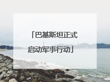 巴基斯坦正式启动军事行动