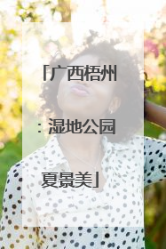 广西梧州：湿地公园夏景美