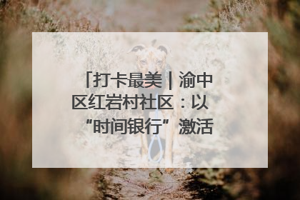 打卡最美｜渝中区红岩村社区：以“时间银行”激活垃圾分类新动能