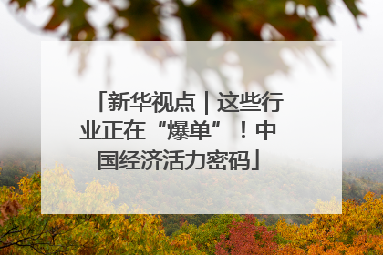 新华视点｜这些行业正在“爆单”！中国经济活力密码