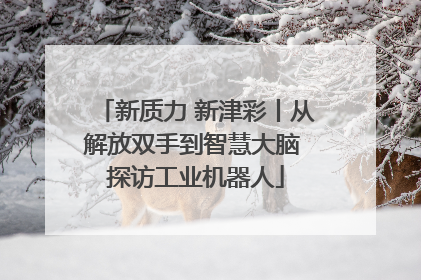 新质力 新津彩丨从解放双手到智慧大脑 探访工业机器人