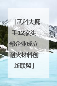 武科大携手12家头部企业成立耐火材料创新联盟