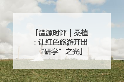 澧源时评｜桑植：让红色旅游开出“研学”之光