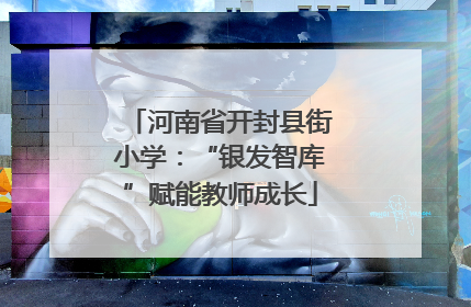 河南省开封县街小学：“银发智库”赋能教师成长