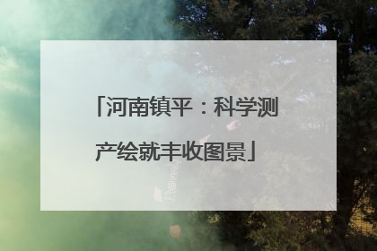 河南镇平：科学测产绘就丰收图景