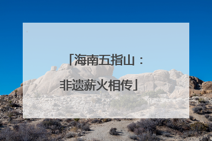 海南五指山：非遗薪火相传