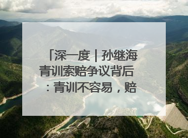 深一度｜孙继海青训索赔争议背后：青训不容易，赔偿可仲裁