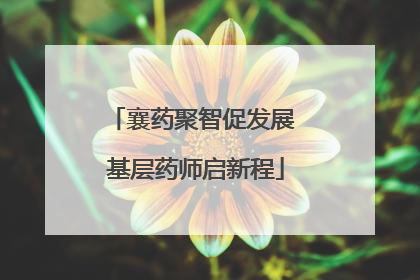 襄药聚智促发展 基层药师启新程