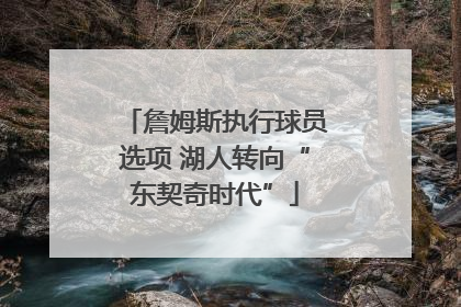 詹姆斯执行球员选项 湖人转向“东契奇时代”