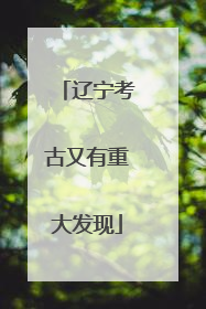 辽宁考古又有重大发现