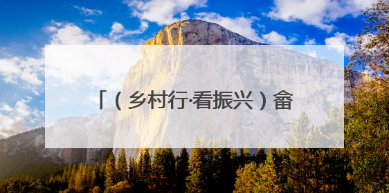 （乡村行·看振兴）畲乡景宁：拥抱绿水青山 乡村迎来共富蝶变