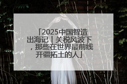 2025中国智造出海记丨关税风波下，那些在世界最前线开疆拓土的人