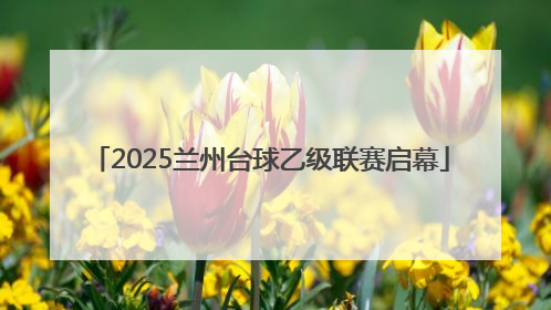 2025兰州台球乙级联赛启幕