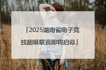 2025湖南省电子竞技超级联赛即将启幕