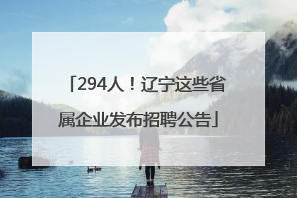 294人！辽宁这些省属企业发布招聘公告