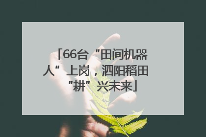66台“田间机器人”上岗，泗阳稻田“耕”兴未来